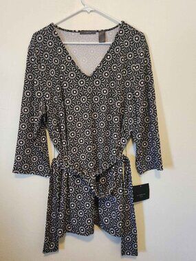 Liz Claiborne tie-waist blouse